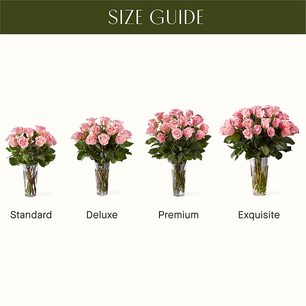 Long Stem Pink Rose Bouquet – Everything Nice By Colene, Stilwell OK