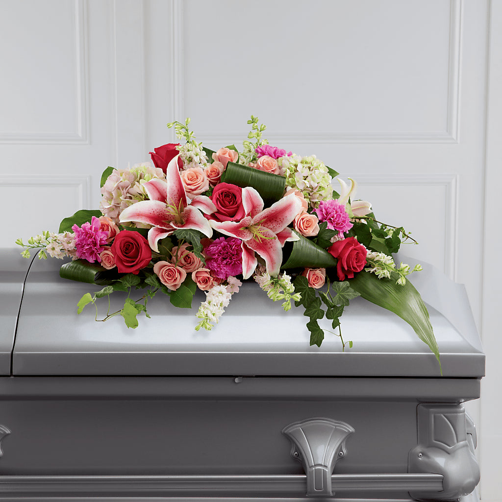 Splendid Grace Casket Spray – Everything Nice By Colene, Stilwell OK