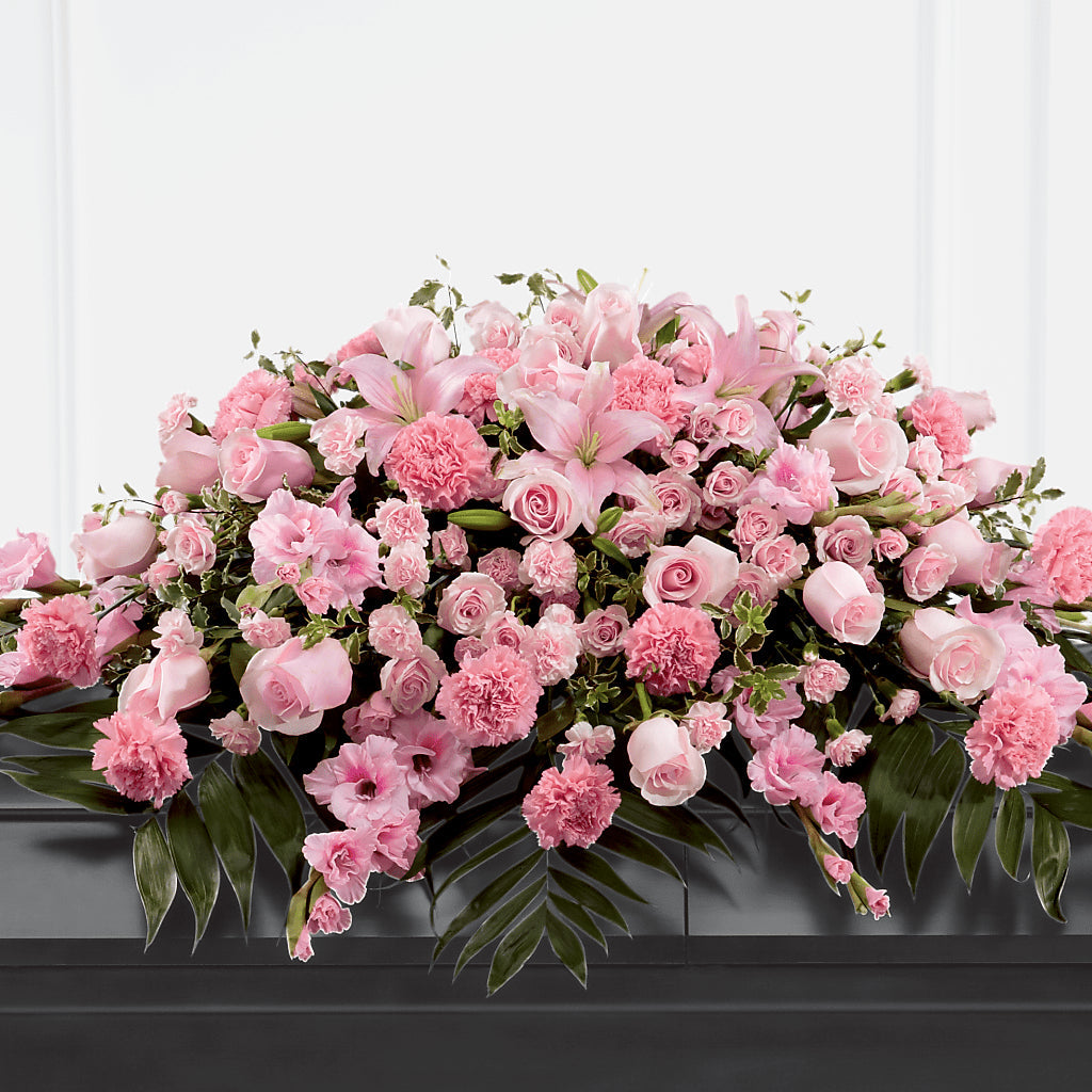 Garden of Comfort Casket Spray (Standard) – Everything Nice By Colene, Stilwell OK