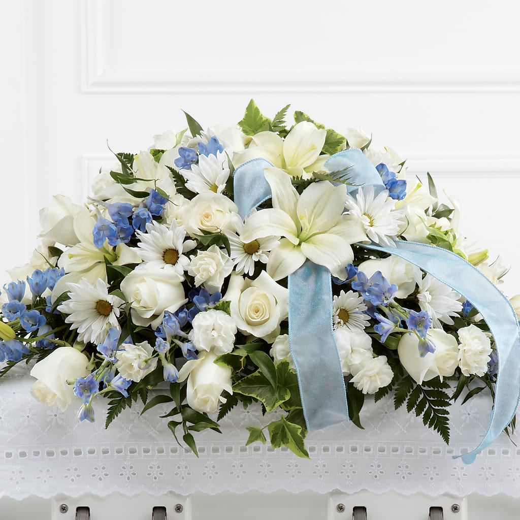 Tender Treasure Casket Spray – Everything Nice By Colene, Stilwell OK