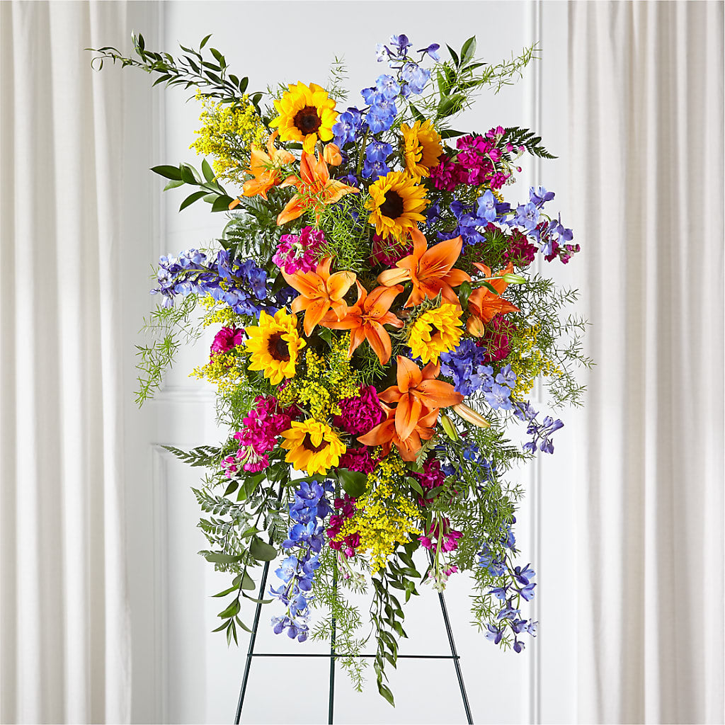 Sunlit Memories Standing Spray (Standard) – Everything Nice By Colene, Stilwell OK