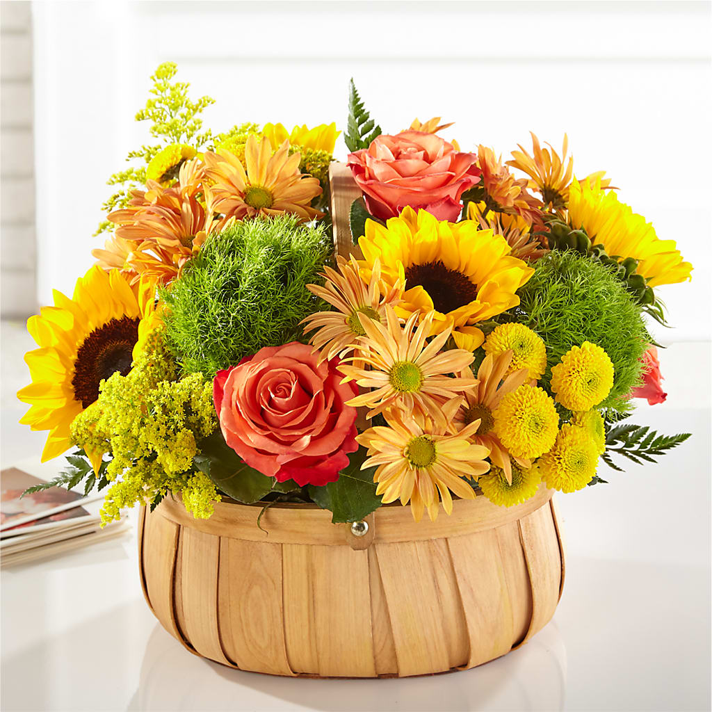 Harvest Sunflower Basket – Everything Nice By Colene, Stilwell OK