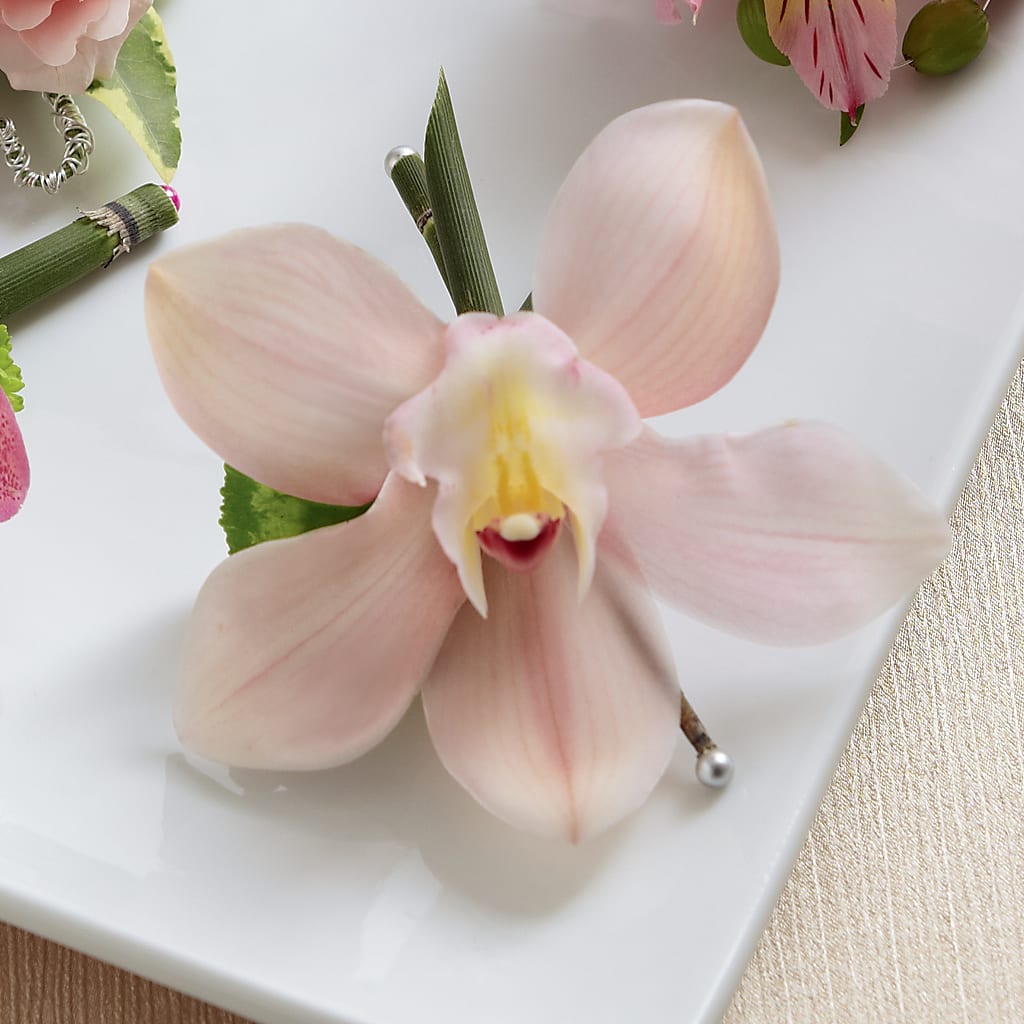Pink Cymbidium Boutonniere – Everything Nice By Colene, Stilwell OK