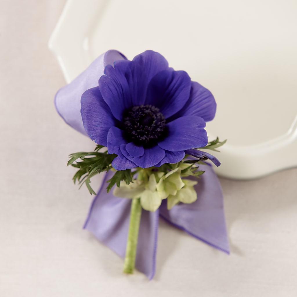 Purple Passion Boutonniere – Everything Nice By Colene, Stilwell OK