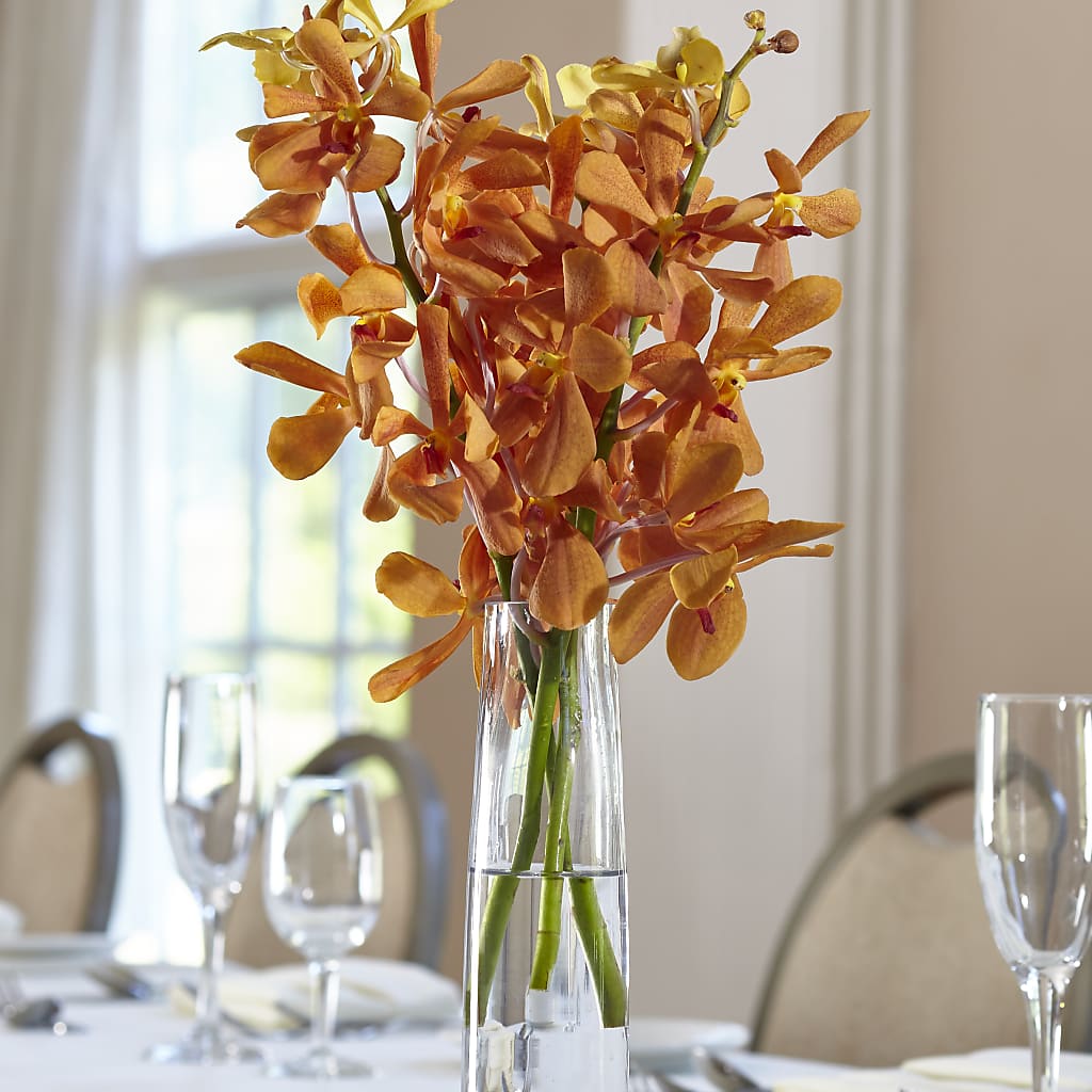 Orange Mokara Bud Vase – Everything Nice By Colene, Stilwell OK
