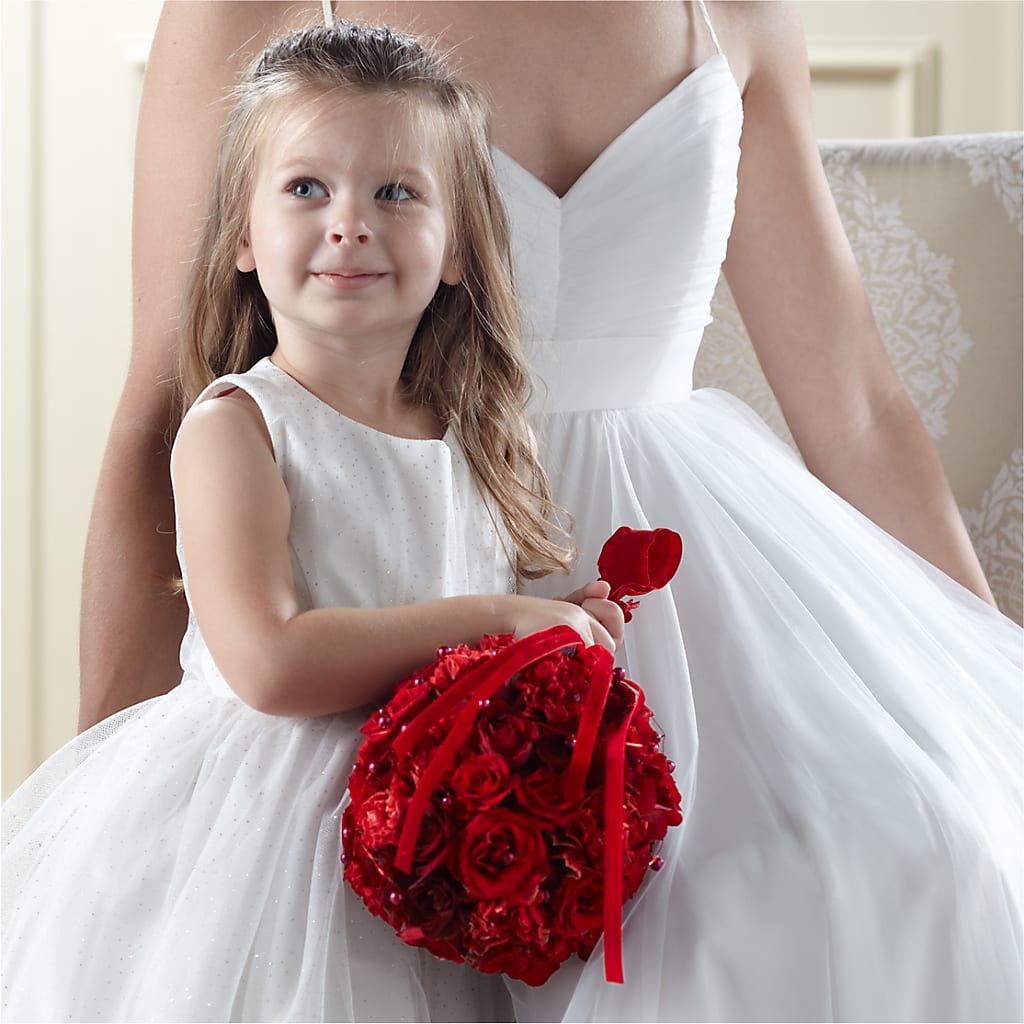 Pure at Heart Flower Girl Arrangement – Everything Nice By Colene, Stilwell OK