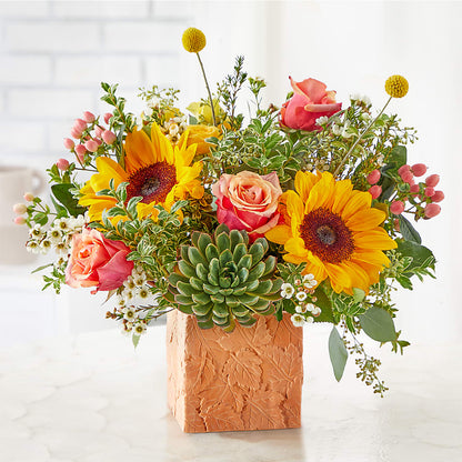 Sunflower Season Bouquet –  Everything Nice By Colene, Stilwell OK