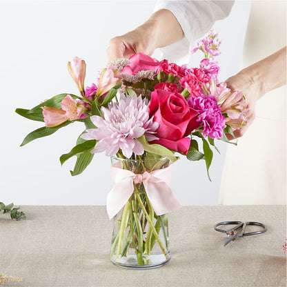 Pink Ribbon - A Florist Original –  Everything Nice By Colene, Stilwell OK