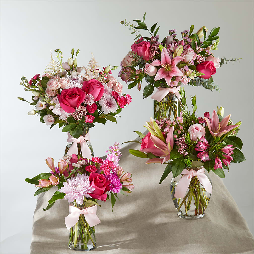 Pink Ribbon - A Florist Original –  Everything Nice By Colene, Stilwell OK