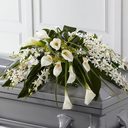 Angel Wings Casket Spray –  Everything Nice By Colene, Stilwell OK