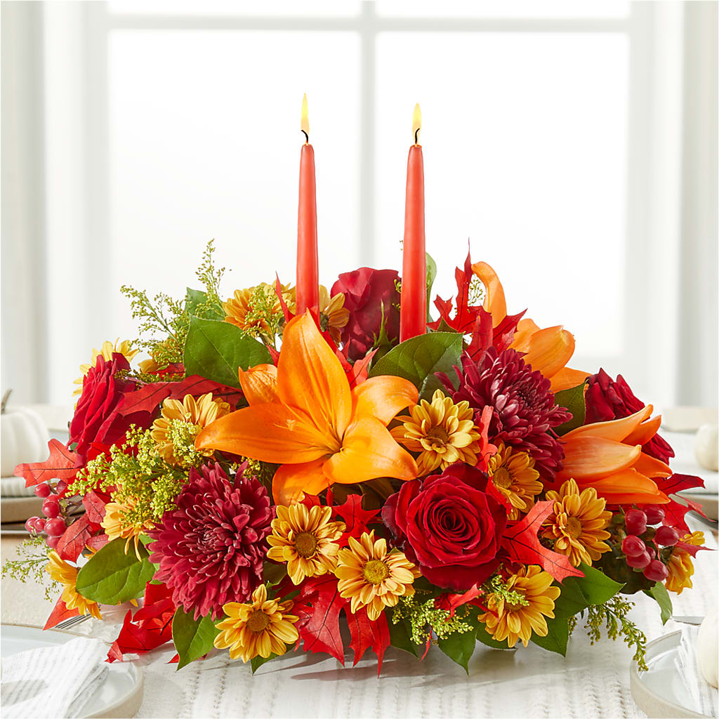 Autumn's Embrace Centerpiece –  Everything Nice By Colene, Stilwell OK