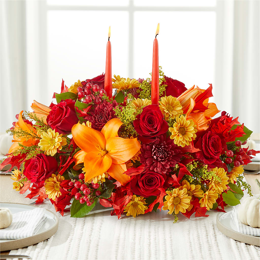 Autumn's Embrace Centerpiece –  Everything Nice By Colene, Stilwell OK