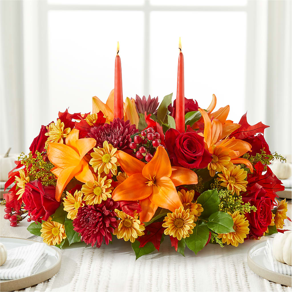 Autumn's Embrace Centerpiece –  Everything Nice By Colene, Stilwell OK