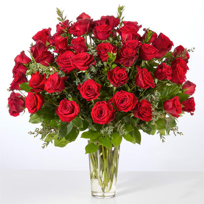 Forever Yours Fifty Stem Red Rose Bouquet –  Everything Nice By Colene, Stilwell OK